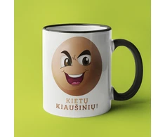 Puodelis "Kietų kiaušinių"