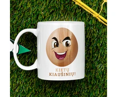 Puodelis "Kietų kiaušinių"