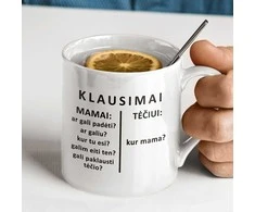 Puodelis "Klausimai tėčiui"