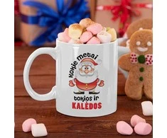 Puodelis "Kokie metai - tokios ir Kalėdos"