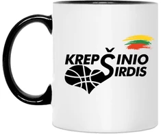 Puodelis "Krepšinio Širdis"