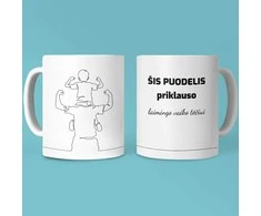 Puodelis "Laimingo vaiko tėtis"