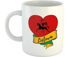 Puodelis "Lietuvos širdis"