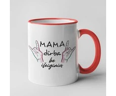 Puodelis "Mama dirba be išeiginių"
