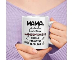 Puodelis "Mamos finansinė problema"