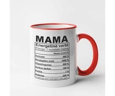 Puodelis "Mamos sudėtis"