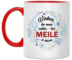 Puodelis "Meilė ir kava"