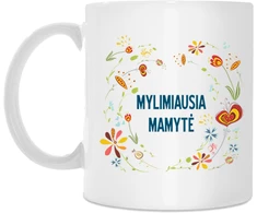 Puodelis "Mylimiausia mamytė"