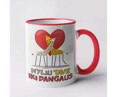 Puodelis "Myliu Tave iki dangaus"