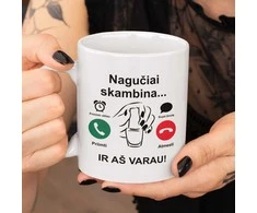 Puodelis "Nagučiai skambina"