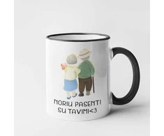 Puodelis "Pasenti kartu"