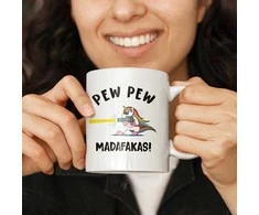 Puodelis "Pew Pew Vienaragis"