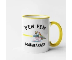 Puodelis "Pew Pew Vienaragis"