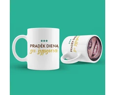 Puodelis "Pradėk dieną su šypsena"