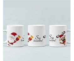 Puodelis "Su šventėm"