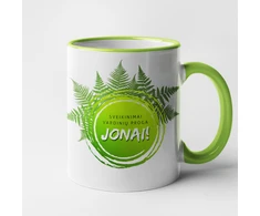 Puodelis "Sveikinimai Jonui"