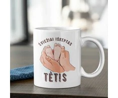 Puodelis "Šviežiai iškeptas tėtis"