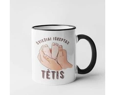 Puodelis "Šviežiai iškeptas tėtis"