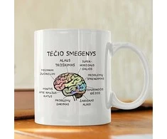 Puodelis "Tėčio smegenys"