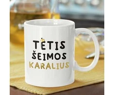 Puodelis "Tėtis šeimos karalius"
