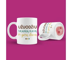 Puodelis "Užuodžiu skanią kavą"