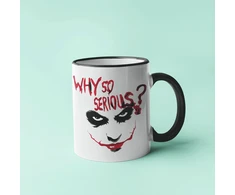 Puodelis "Why so serious?"