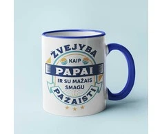 Puodelis "Žvejyba kaip papai"