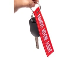 Raktų pakabukas "Remove before flight"