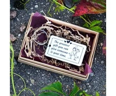 Raktų pakabukas "The greatest gift you can give someone is your time“