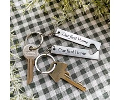 Raktų pakabukų komplektas "Our first home"