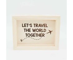 Rėmelis - taupyklė "Let's travel the world together"