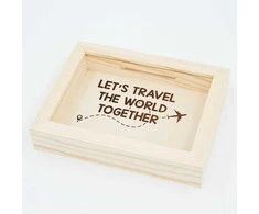 Rėmelis - taupyklė "Let's travel the world together"