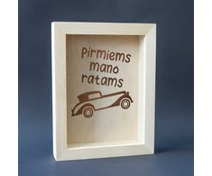 Rėmelis - taupyklė "Pirmiems ratams"