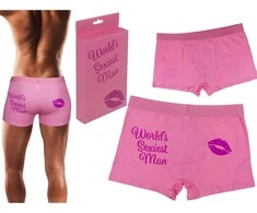 Rožiniai vyriški apatiniai "World's Sexiest Man"