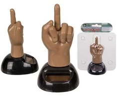 Saulės figūrėlė "Middlefinger" (judanti)