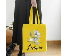 Spalvotas medžiaginis maišelis "Lelija"