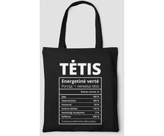 Spalvotas medžiaginis maišelis "Tėčio sudėtis"