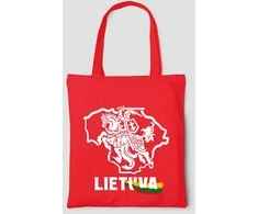 Spalvotas medžiaginis maišelis "Vytis - Lietuva"