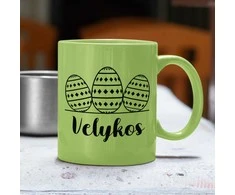 Spalvotas puodelis "Velykos"