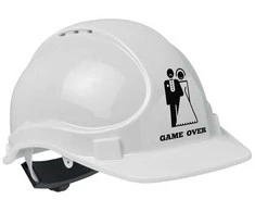 Statybinis šalmas "GAME OVER"