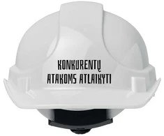 Statybinis šalmas "Konkurentų atakoms atlaikyti"
