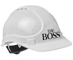 Statybinis šalmas "The boss"
