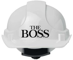 Statybinis šalmas "The boss"