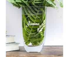 Stiklinė lašo formos vaza "Janina"
