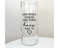 Stiklinė vaza "Bosė"