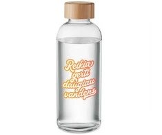 Stiklinis vandens butelis "Reikia gerti daugiau vandens" (650ml)