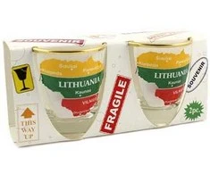 Stikliukų komplektas "Lithuania" (2vnt.)