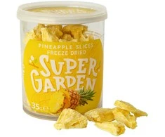 Supergarden SUPER GARDEN šaltyje džiovinti ananasai, 35g
