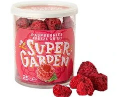 Supergarden SUPER GARDEN šaltyje džiovintos avietės, 25g