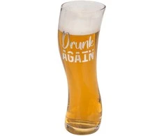 Svyruojantis bokalas "Drunk again" (569ml)